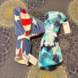 Patriotic and Tie-Dye Beach Towels